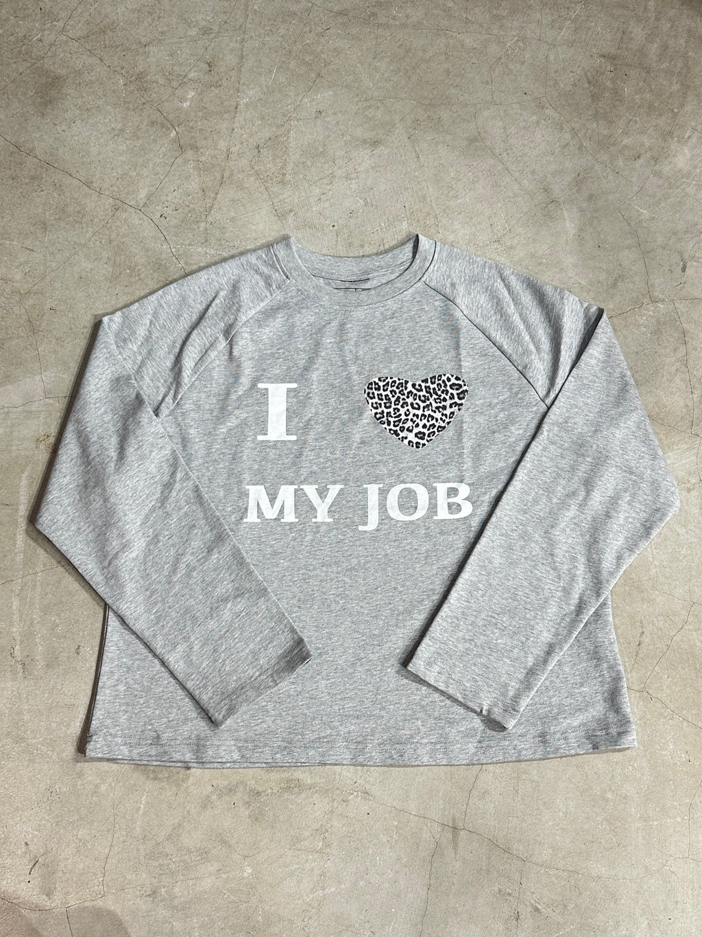 2025AW “I 🖤 MY JOB” BOXY LONG SLEEVE